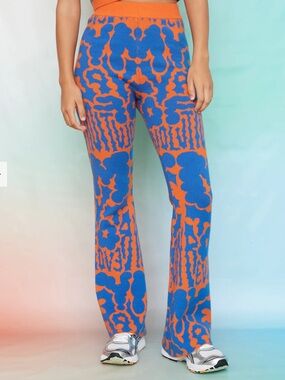 Lazy oaf raissa knit flare pant